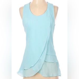 KEREN HART - Women’s Blouse / Size S / Color Baby Blue / Sleeveless